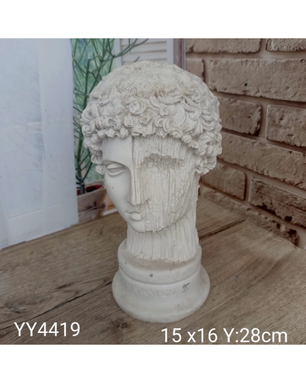 YY4419 Hermes Lierre Büst Silikon Kalıp • El Yapımı Mitolojik Dekorlar için Hediye Seçeneği!