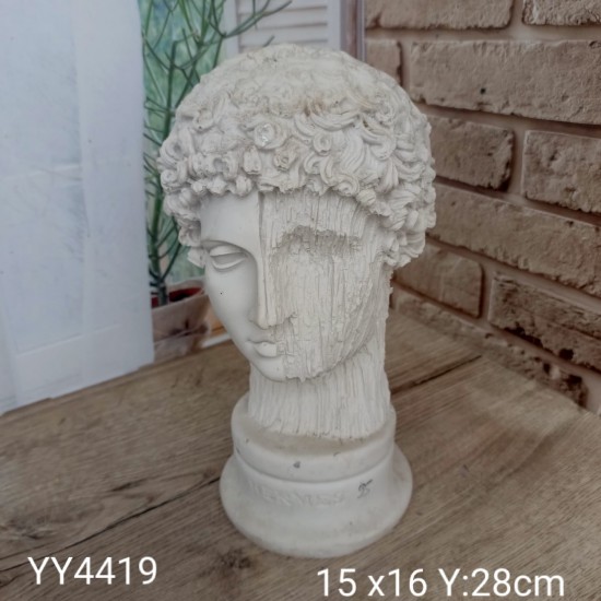 Hermes Lierre Büst Silikon Kalıp • El Yapımı Mitolojik Dekorlar için Hediye Seçeneği!