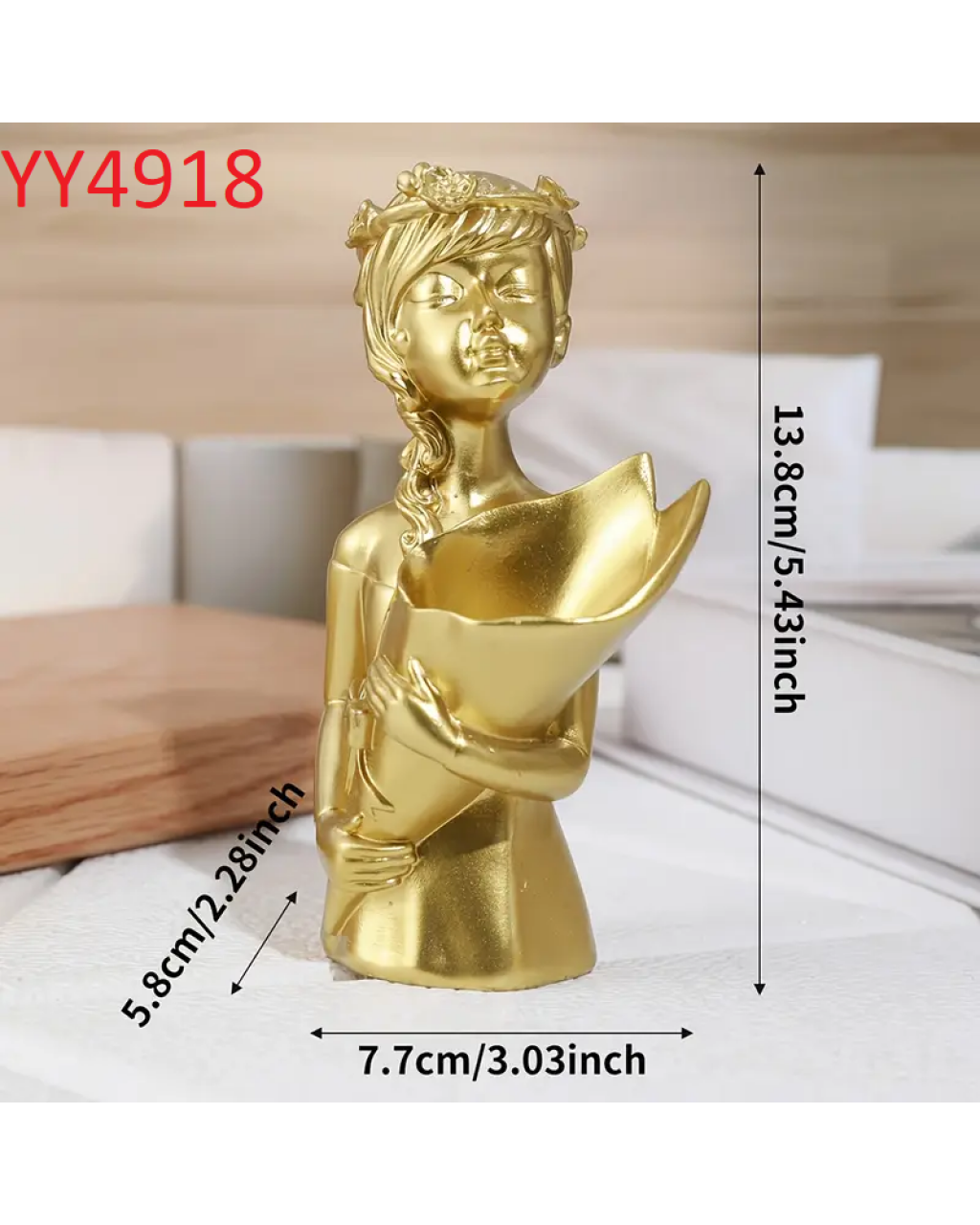 YY4918 TAÇLI ÇİÇEK BUKETİ TUTAN KIZ SİLİKON KALIP: ANNELER GÜNÜ'NDE ANNEYE ÖZEL BİR HEDİYE!