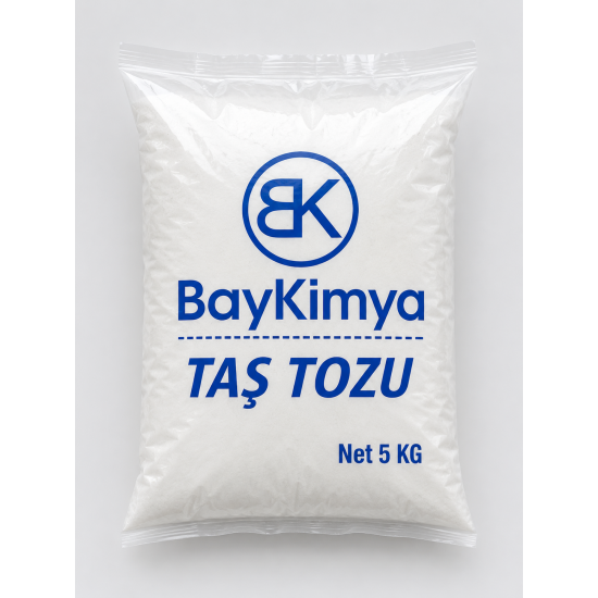 5 KG TAŞ TOZU BAY KİMYA KOKULU (KOKUSUZDUR) TAŞ TOZU BEYAZ