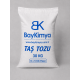BAY KİMYA KOKULU (KOKUSUZDUR) TAŞ TOZU BEYAZ 1 ÇUVAL 5'ER KG'LIK PAKETLER 30 KG
