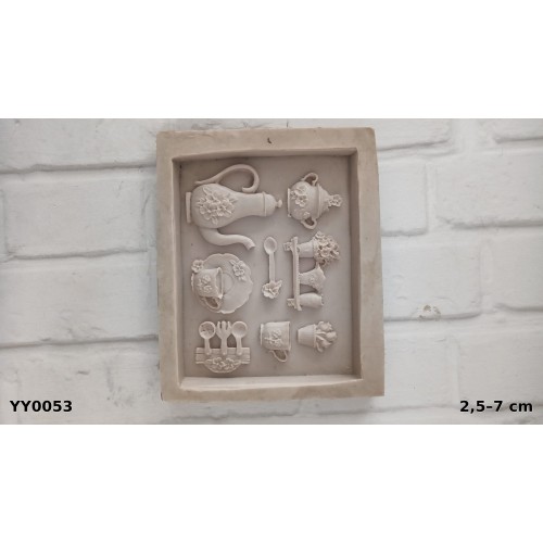 YY0053 Mini Dekoratif Obje Seti Silikon Kalıp