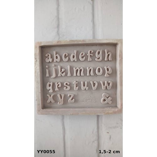 YY0055 Küçük Harf Alfabe Silikon Kalıp
