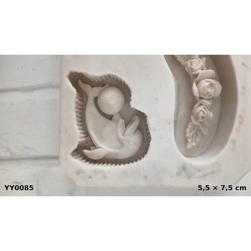 YY0085 Gülen Yunus Silikon Kalıp