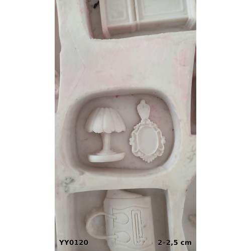 YY0120 Mini Abajur ve Ayna Silikon Kalıp