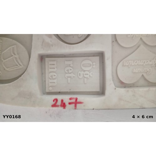YY0168 Öğ-ret-men Silikon Kalıp