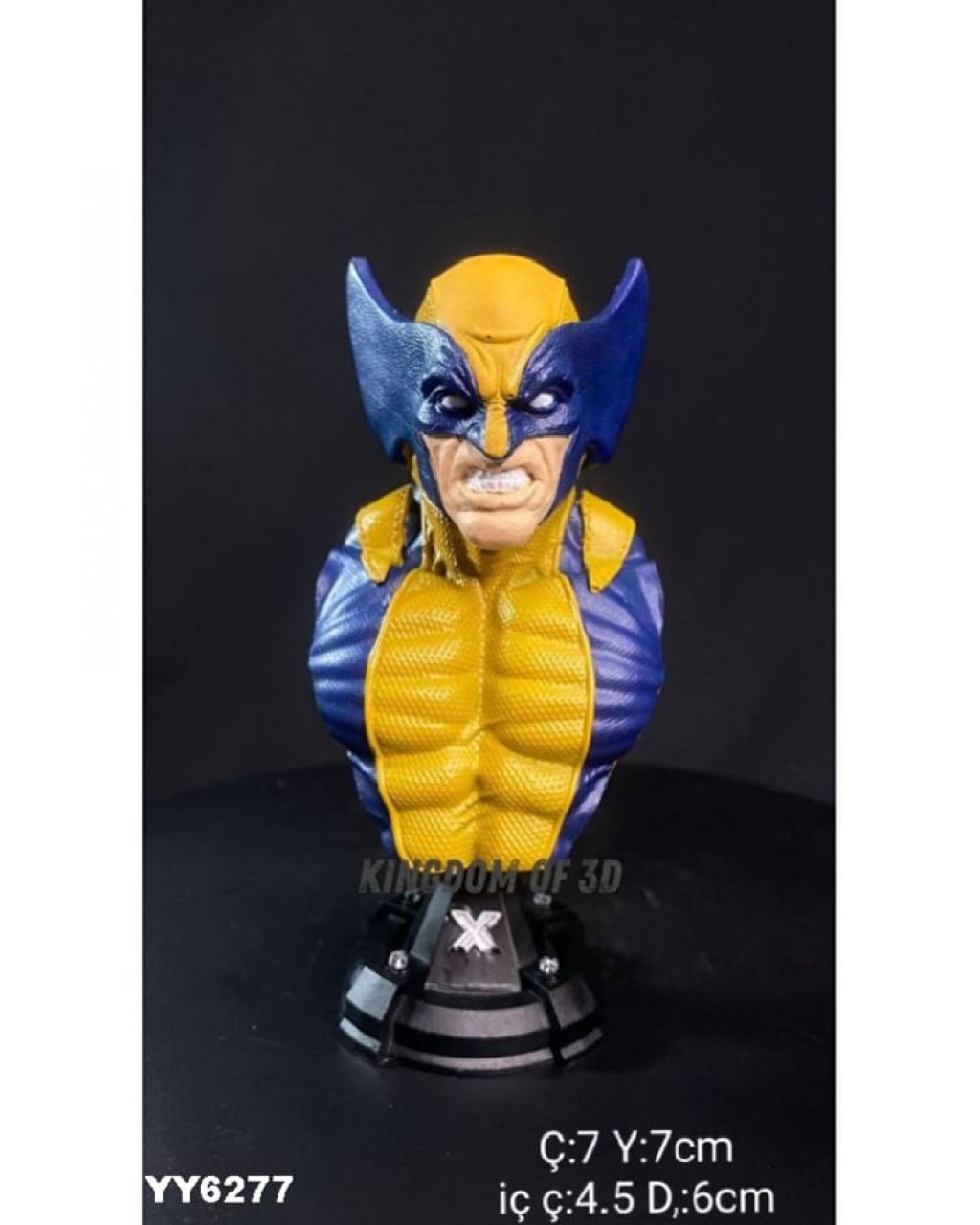 YY6277 Wolverine Büst X-Men Figür Büst Silikon Kalıp