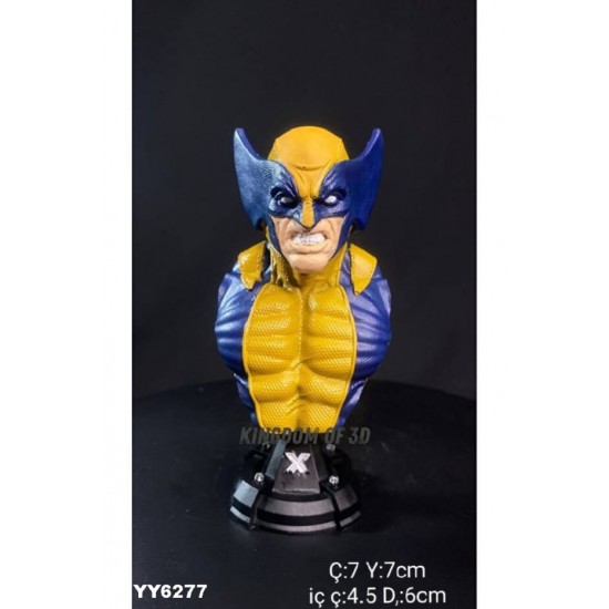 YY6277 Wolverine Büst X-Men Figür Büst Silikon Kalıp