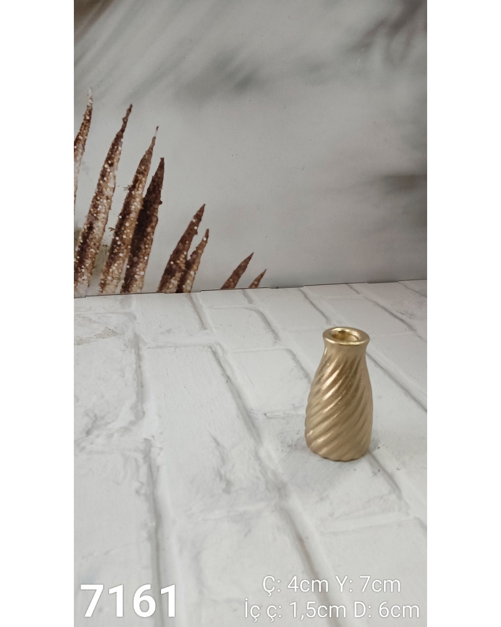 YY7161 Mini Tasarım Vazo Spiral Desenli Silikon Kalıp YY7161 Mini Tasarım Vazo Spiral Desenli Silikon Kalıp