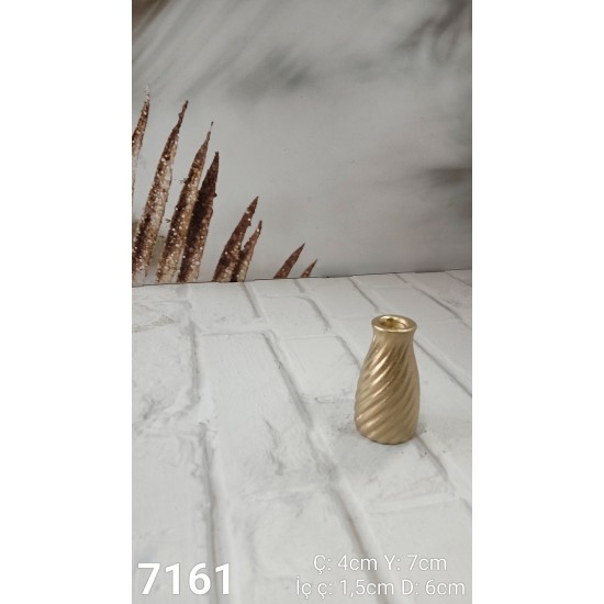YY7161 Mini Tasarım Vazo Spiral Desenli Silikon Kalıp