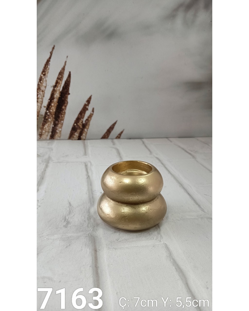YY7163 2 Boğumlu Tealight Silikon Kalıp YY7163 2 Boğumlu Tealight Silikon Kalıp