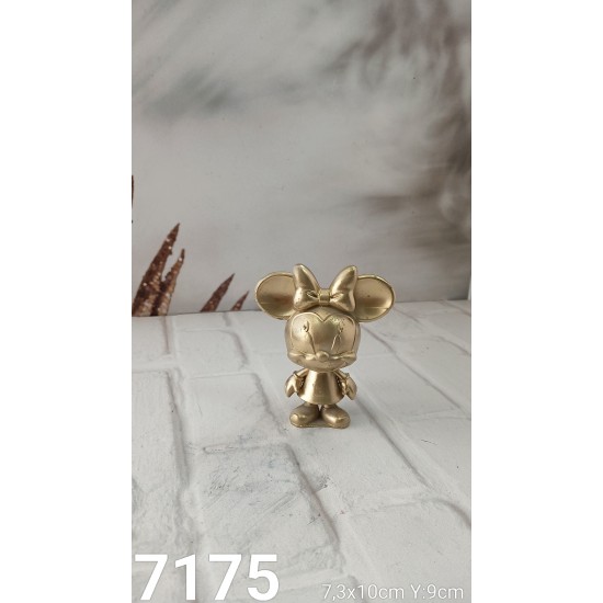 YY7175 Minnie Mouse Biblo Silikon Kalıp