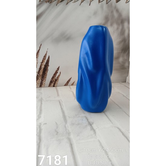 YY7181 Uzun Dekoratif Tasarım Vazo Silikon Kalıp
