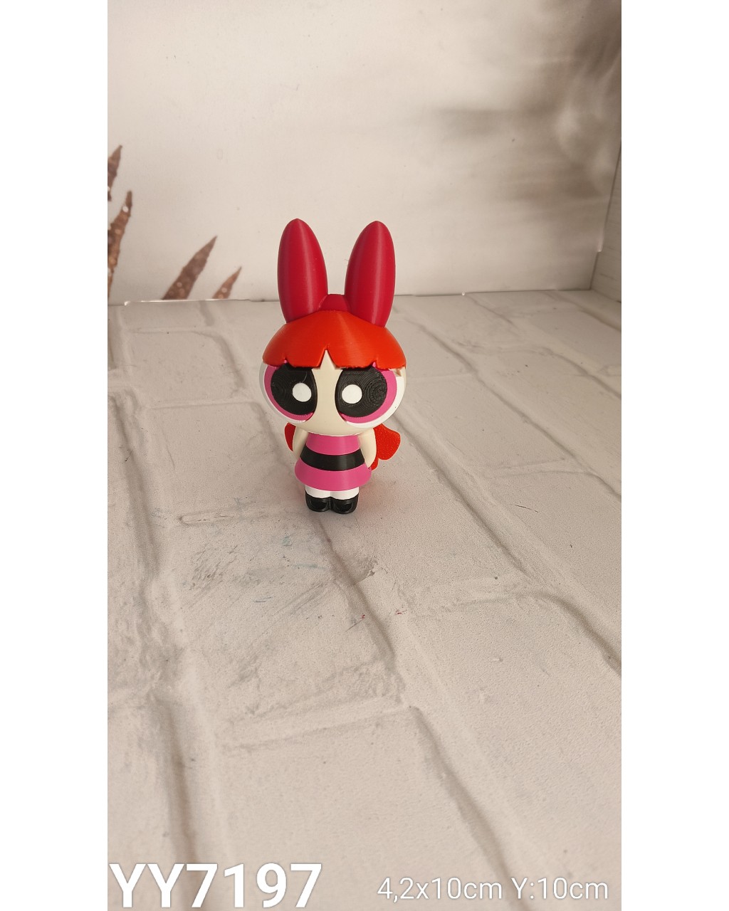 YY7197 Powerpuff Girls Kız Biblo Silikon Kalıp YY7197 Powerpuff Girls Kız Biblo Silikon Kalıp