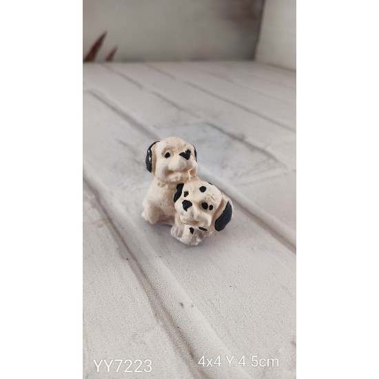 YY7223 Sevimli Köpekçikler Biblo Silikon Kalıp