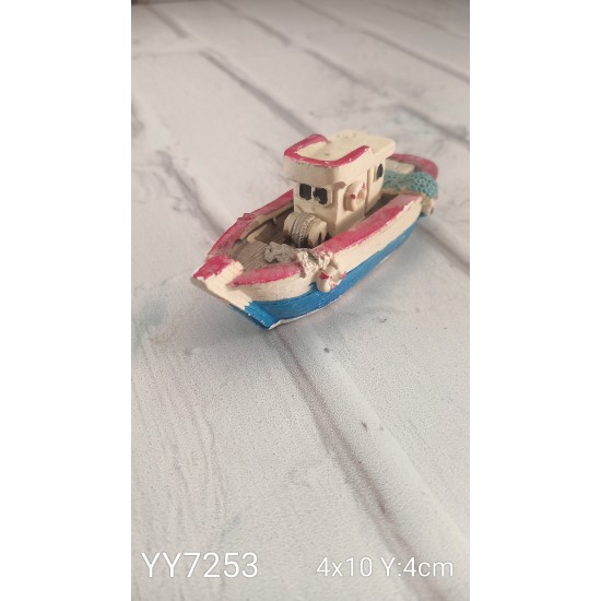 YY7253 Mini Tekne Teraryum Biblo Silikon Kalıp