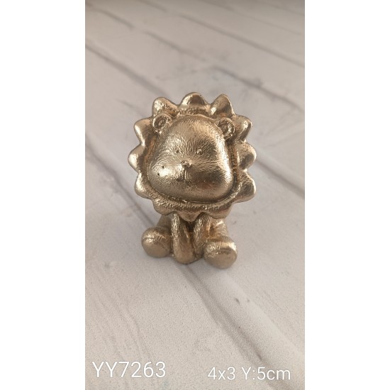 YY7263 Oturan Kedi Figür Biblo Silikon Kalıp