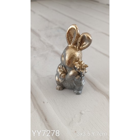 YY7278 Tavşancık Biblo Silikon Kalıp