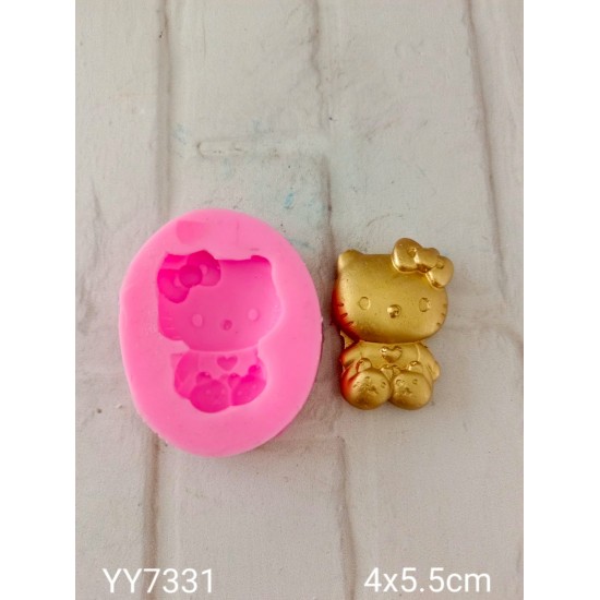 YY7331 Hello Kitty 2D Biblo Silikon Kalıp