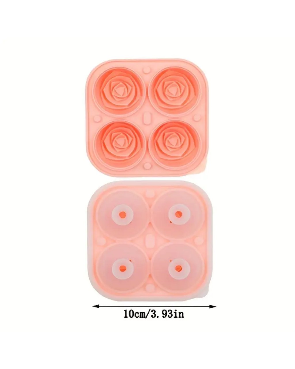 YY5966 Gül Modeli Sabunluk Mumluk Silikon Kalıp