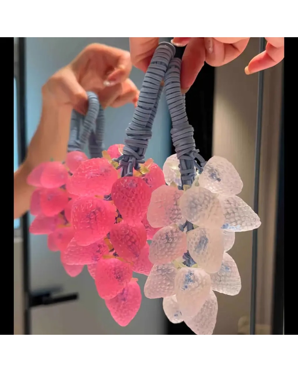 YY5967 Çilek Desenli 3D SABUN silikon Kalıp