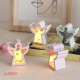 4'lü Melek Temalı Tealight Mum Tutucu Silikon Kalıp – Zarif ve Ruhani Dekoratif Hediye!