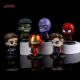 YY5692 Marvel Karakterleri Mini Figür Seti Silikon Kalıp - Hulk,Iron Man,Captain America ve Daha Fazlası,Koleksiyonluk Hediye Seçeneği!