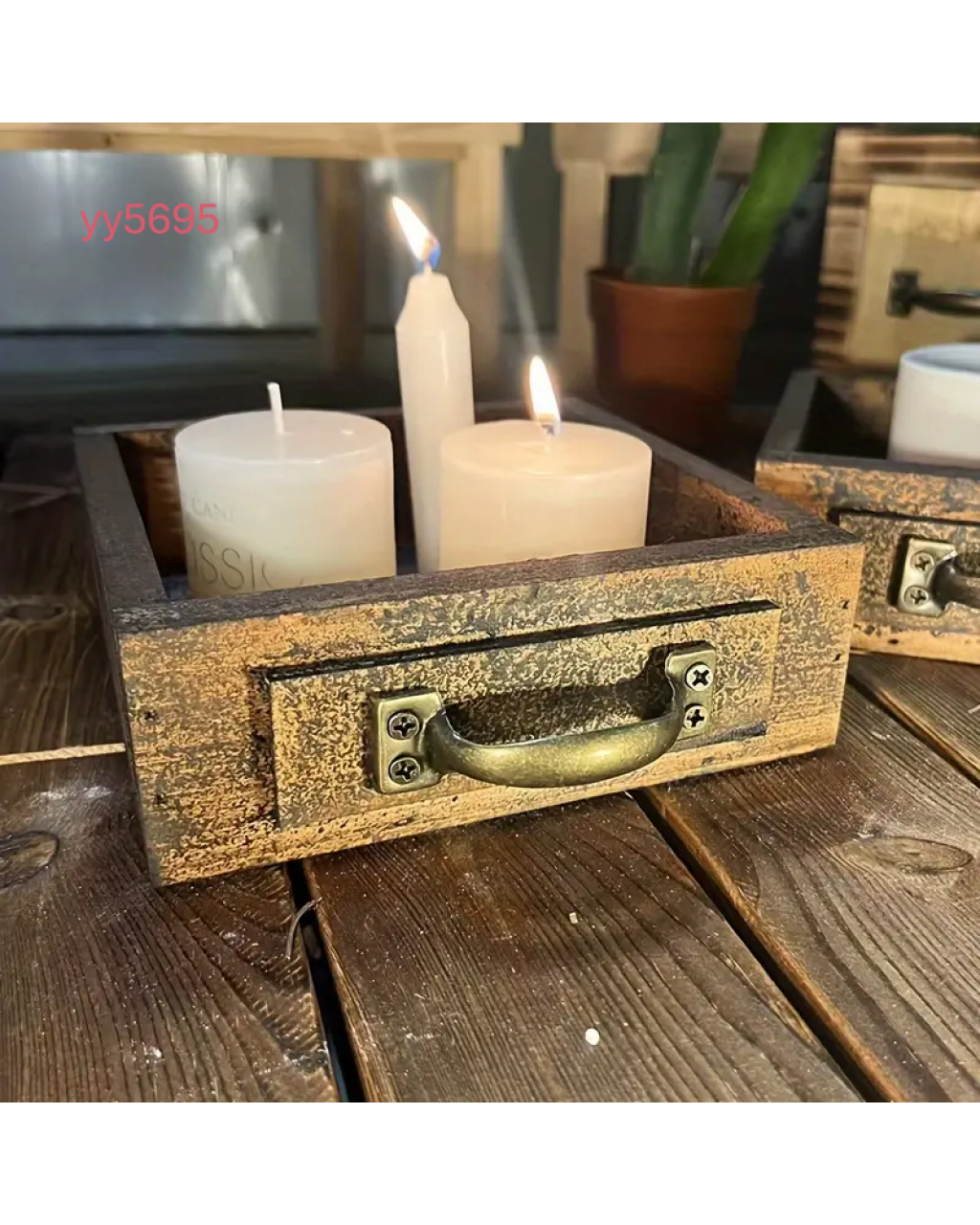 YY5695 Çekmece Tasarımlı Mumluk Silikon Kalıp – Fonksiyonel ve Dekoratif Hediye!