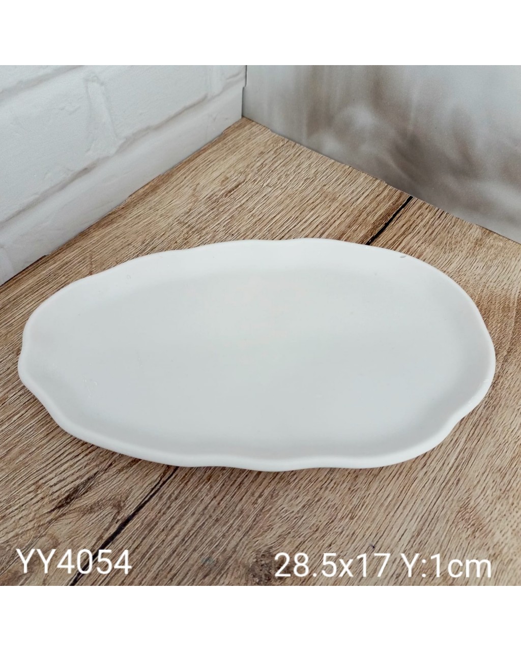 YY4054 Kenarları Dalgalı Tabak