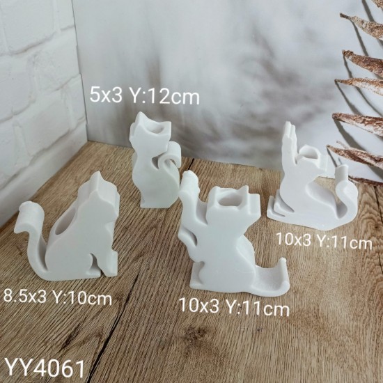 YY4061 4Lü Kedi Mumluk