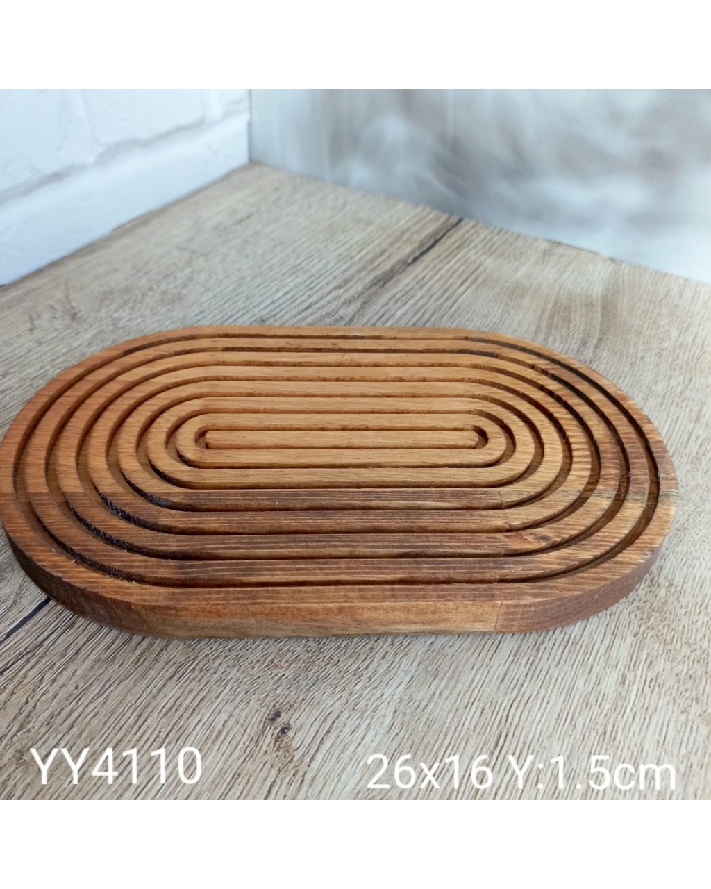 YY4110 Sunumluk Çizgili Oval YY4110 Sunumluk Çizgili Oval