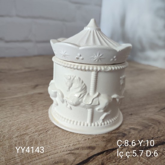 YY4143 Atlı Karınca Mumluk Silikon Kalıp – Masalsı ve Şık Dekoratif Hediye!