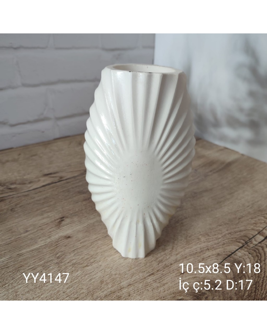 YY4147 Midye Desenli Vazo