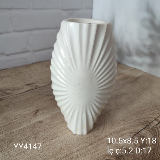 YY4147 Midye Desenli Vazo