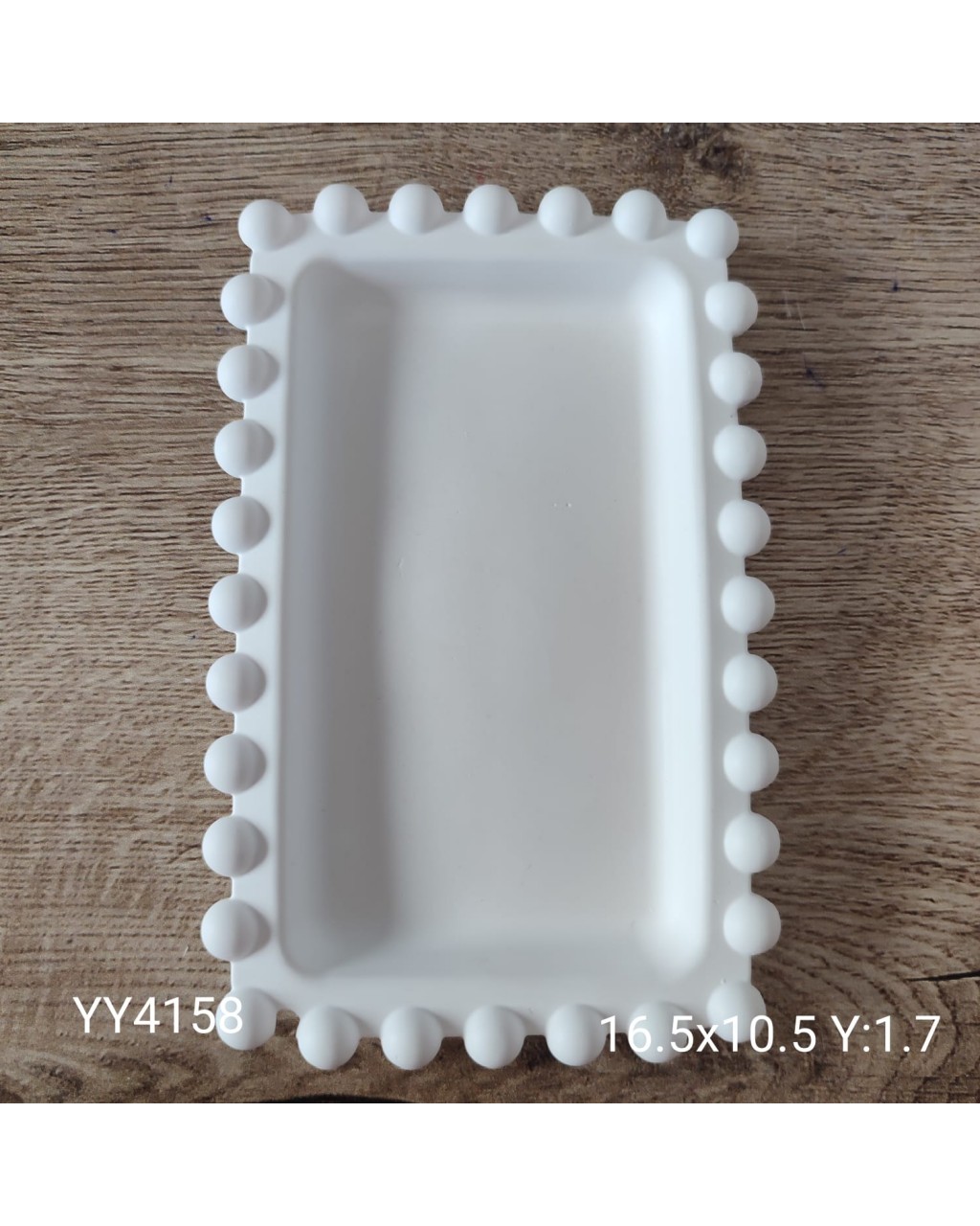YY4158 Boncuklu Dikdörtgen Sunumluk YY4158 Boncuklu Dikdörtgen Sunumluk