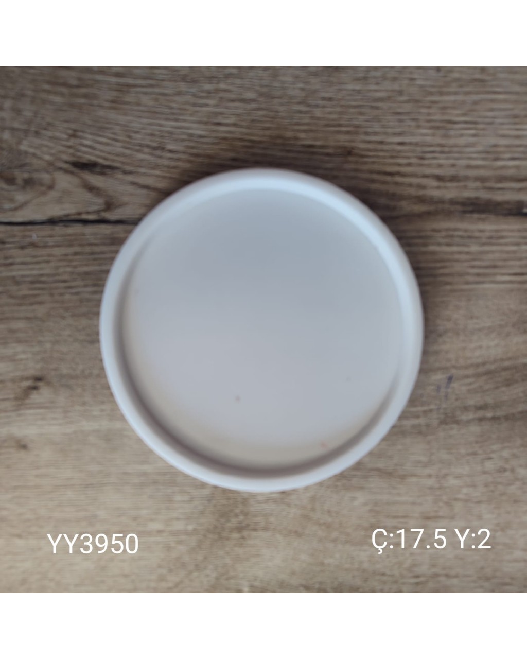 YY3950 - Yuvarlak Sunumluk 17Cm - SİLİKON KALIP YY3950 - Yuvarlak Sunumluk 17Cm - SİLİKON KALIP