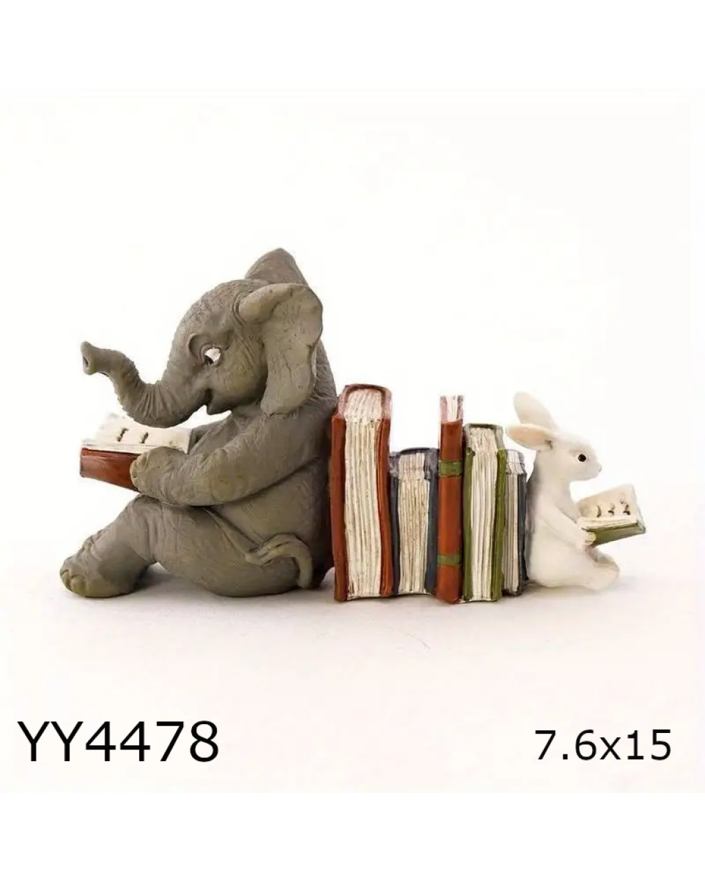 YY4478 FİL VE TAVŞAN TEMALI KİTAP TUTUCU BİBLO - SİLİKON KALIPTAN KENDİN YAP, EL YAPIMI BENZERSİZ HEDİYE VE MİNALİST TASARIM! YY4478 FİL VE TAVŞAN TEMALI KİTAP TUTUCU BİBLO - SİLİKON KALIPTAN KENDİN YAP, EL YAPIMI BENZERSİZ HEDİYE VE MİNALİST TASARIM!