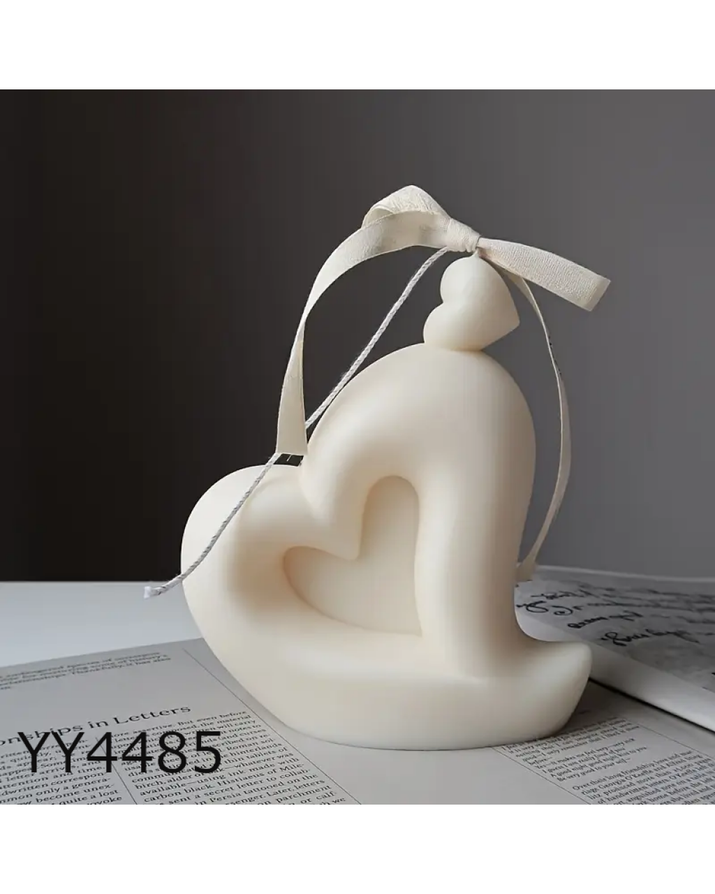 YY4485 - KALP TEMALI MUM - SİLİKON KALIP 