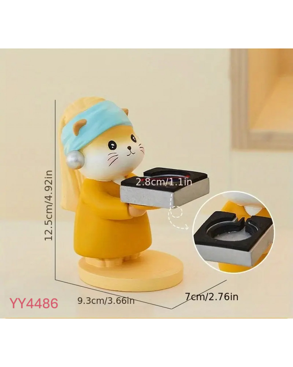 YY4486 Kedi Mumluk Biblo Silikon Kalıp: Sevimliliği ve Fonksiyonelliği Bir Arada Sunan Anlamlı Hediye!