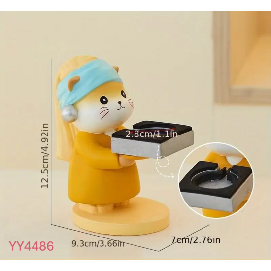 YY4486 Kedi Mumluk Biblo Silikon Kalıp: Sevimliliği ve Fonksiyonelliği Bir Arada Sunan Anlamlı Hediye!