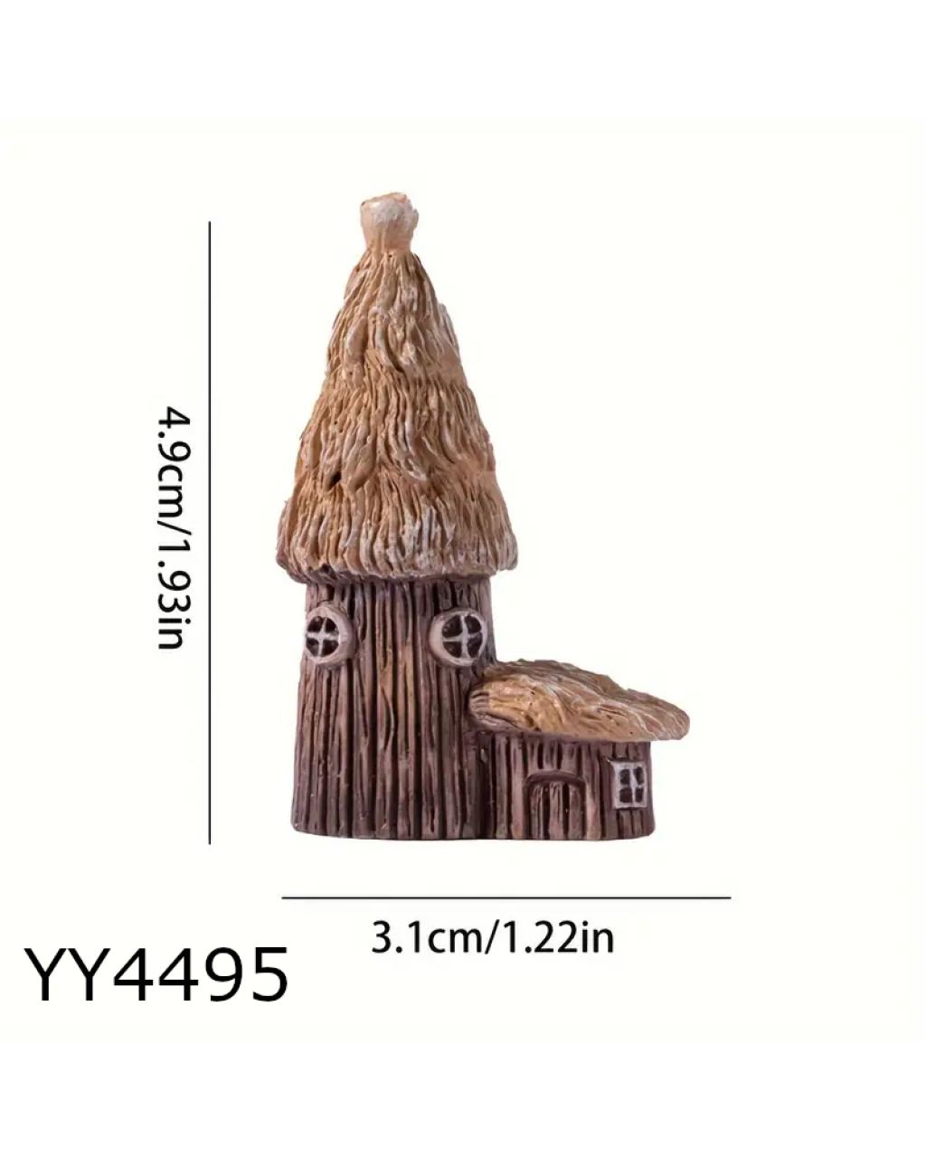 YY4495  Minyatür Peri Bahçesi Evi Silikon Kalıp: Hayal Gücünün Yolculuğu!