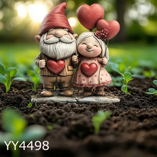 YY4498 - YAŞLI DEDE NİNE BİBLO - SİLİKON KALIP