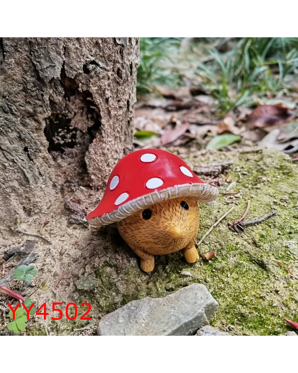 YY4502 Mantar Şapkalı Kirpi Biblo Silikon Kalıbı: Sevimliliğin ve Yaratıcılığın Sembolü!