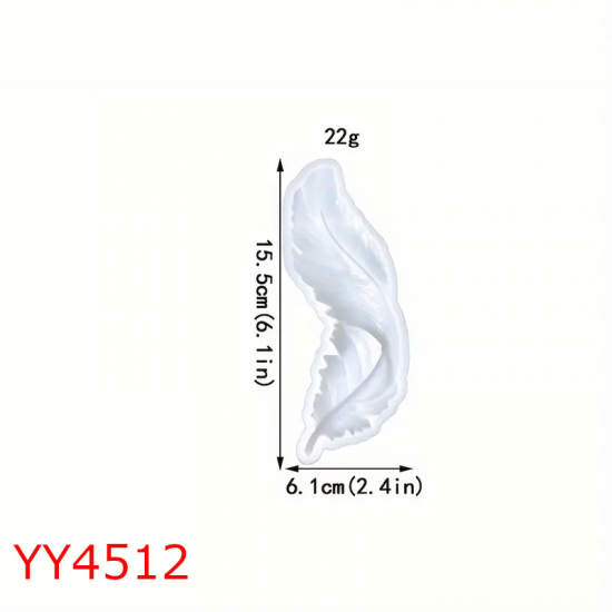 YY4512 - TÜY DEKOR - SİLİKON KALIP 