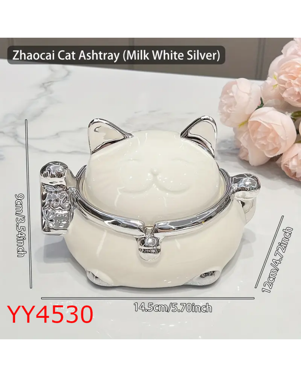 YY4530 Kedi Figürlü Küllük ve Takı Kutusu Silikon Kalıp: Şirin ve Kullanışlı Hediye Seçeneği!