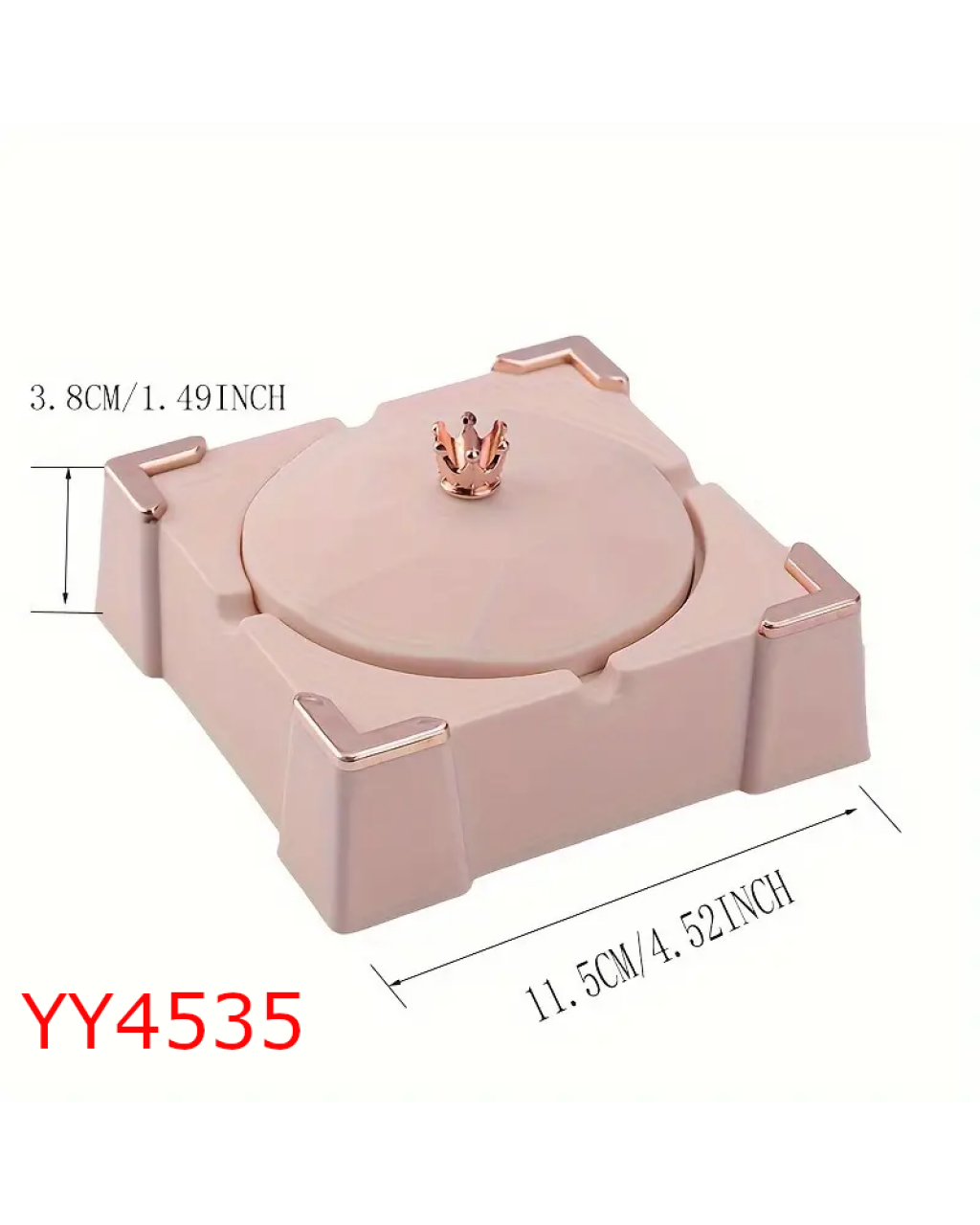 YY4535 Tasarım Küllük - Takı Kutusu Silikon Kalıp – Şık ve Fonksiyonel Dekoratif Hediye!