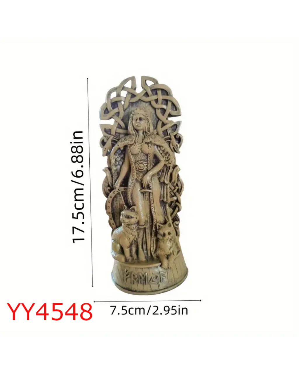 YY4548 Savaş ve Bereketin Tanrıçası Biblo Silikon Kalıp: Güçlü ve Anlamlı Hediye Seçeneği!