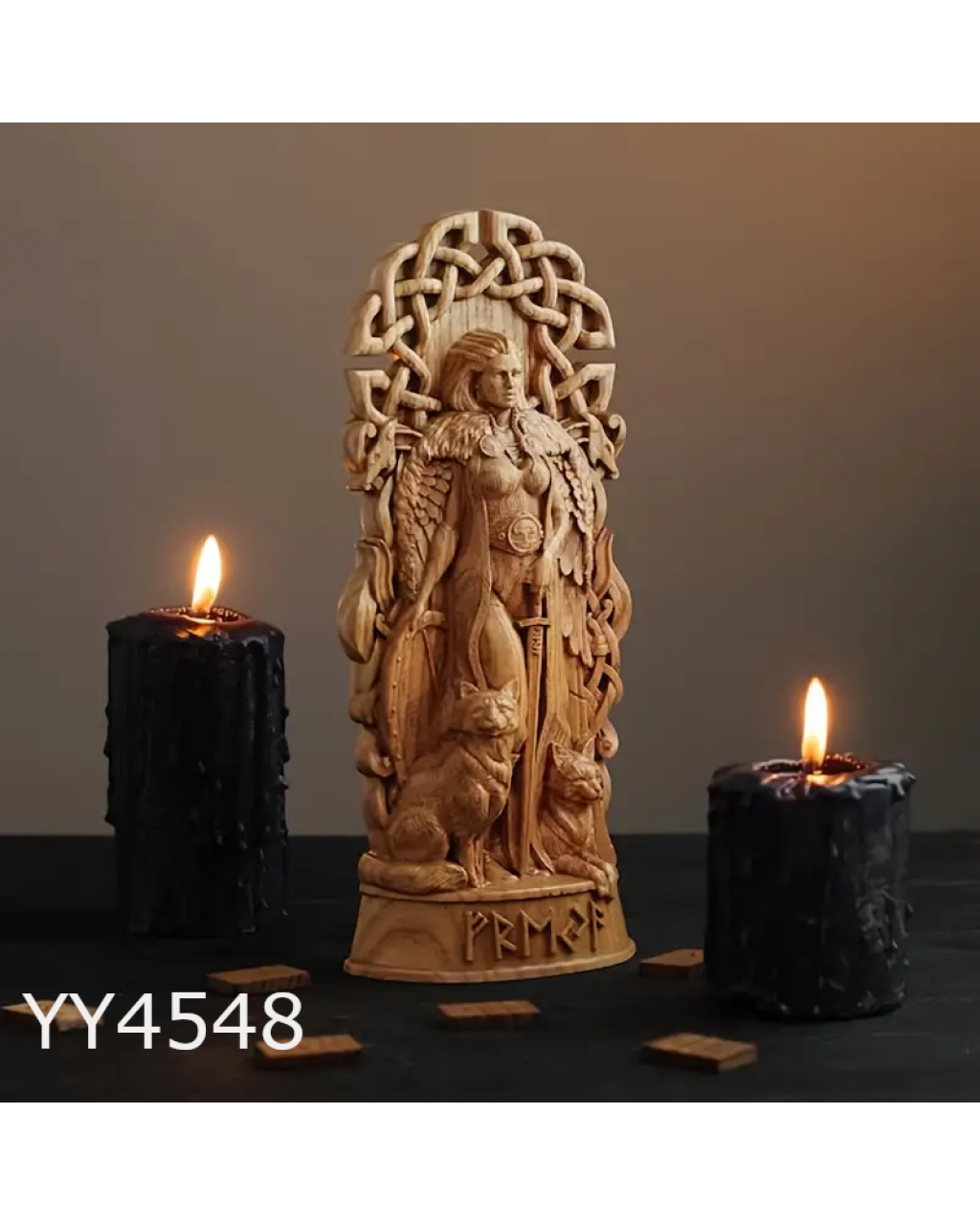 YY4548 Savaş ve Bereketin Tanrıçası Biblo Silikon Kalıp: Güçlü ve Anlamlı Hediye Seçeneği!