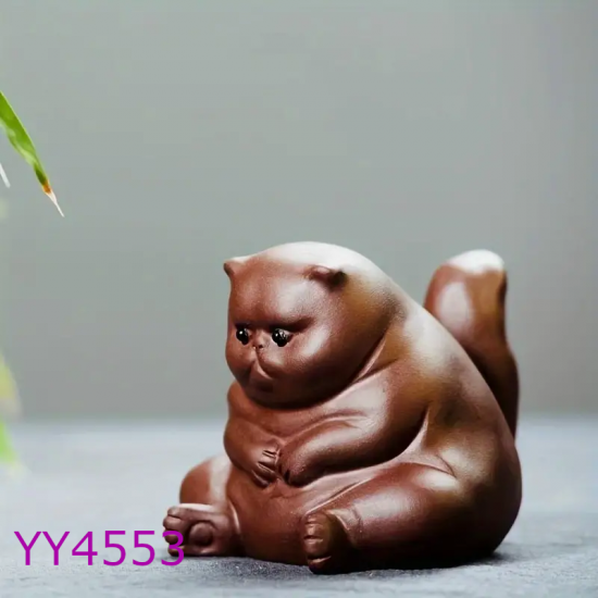 YY4553  Tombul Kedi Biblo Silikon Kalıp – Sevimli ve Şık Dekoratif Hediye!