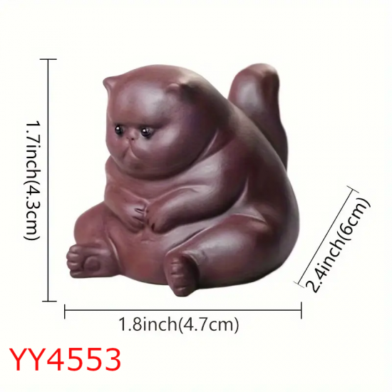 YY4553  Tombul Kedi Biblo Silikon Kalıp – Sevimli ve Şık Dekoratif Hediye!